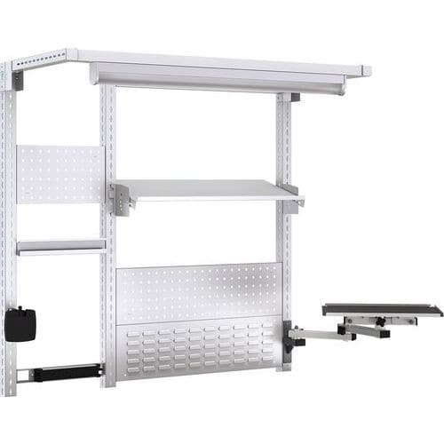 Bott Cubio 1500mm Frame Kit. Shelf, Bracket, Light, Bin Rail & Panels