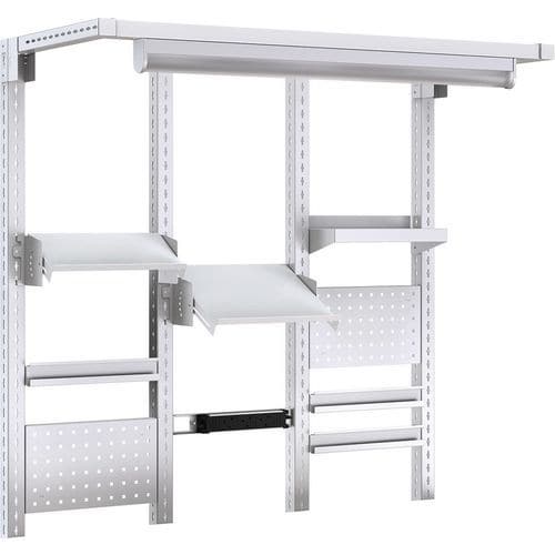 Bott Cubio 1500mm Frame Kit. Shelves, Light, Panels, Bin & Power Rail