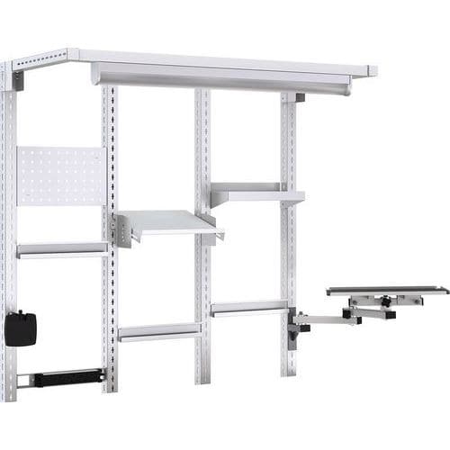 Bott Cubio 1500mm Frame Kit. Shelves, Panel, Rails, Arm & Bracket