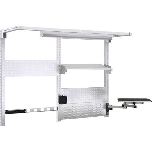Bott Cubio 2000mm Frame Kit. Shelf, Arm, Bracket, Power Rail & Panels