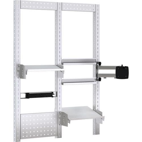 Bott Cubio 900mm Frame Kit. Shelves, Perfo Panel, Bracket & Rails