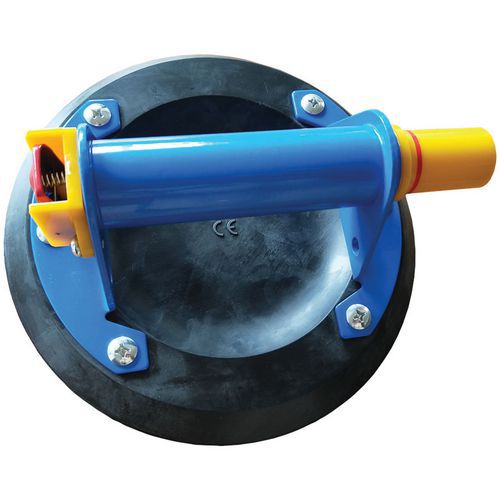 Single suction cup with vacuum pump - Capacity 150 kg - Manutan Expert