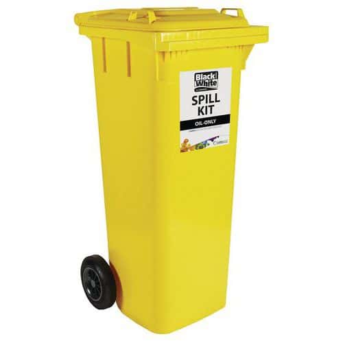 Oil Only Wheelie Bin Spill Kits