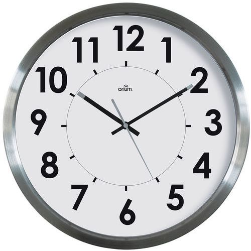 Stainless steel basic clock  - Orium