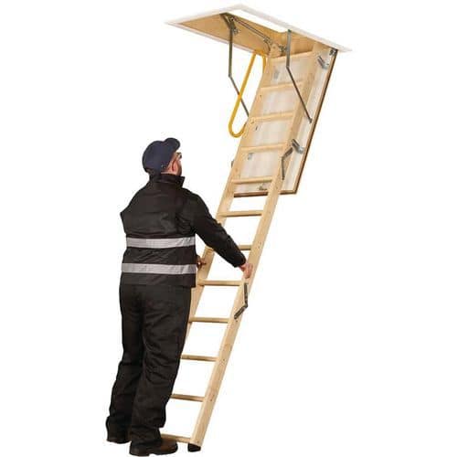 Folding Wooden Loft Ladder And Hatch - Fire-Rated - TB Davies FIREFOLD