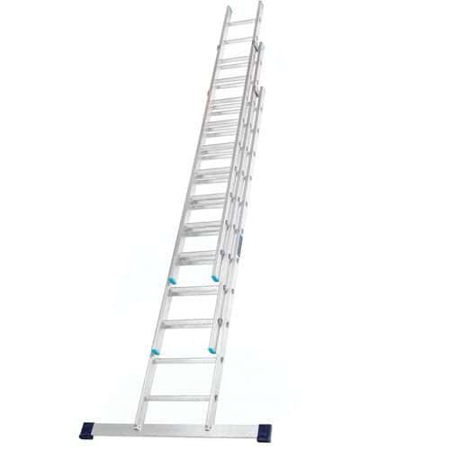 Professional Aluminium Single Section Ladder - 2.5-4m Long - TB Davies