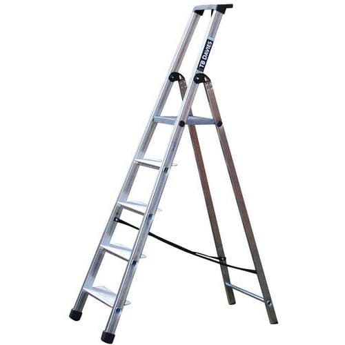 Aluminium Professional Step Ladder - 3-8 Treads - TB Davies MAXI