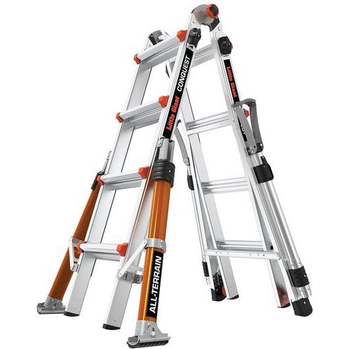 Professional Aluminium Ladder - 4-6 Treads - Little Giant Conquest PRO
