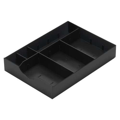 Styrodoc drawer system - Black