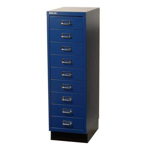 9-drawer textured cabinet - Bisley