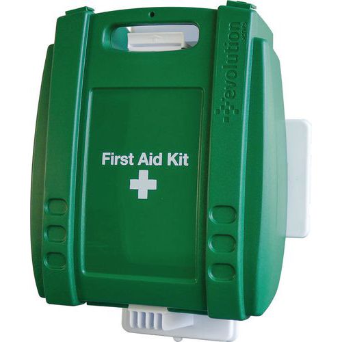 Small British Standard Compliant Wall Mounted First Aid Kit
