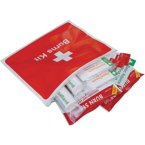 Burn Stop Burns Kit in Vinyl Wallet