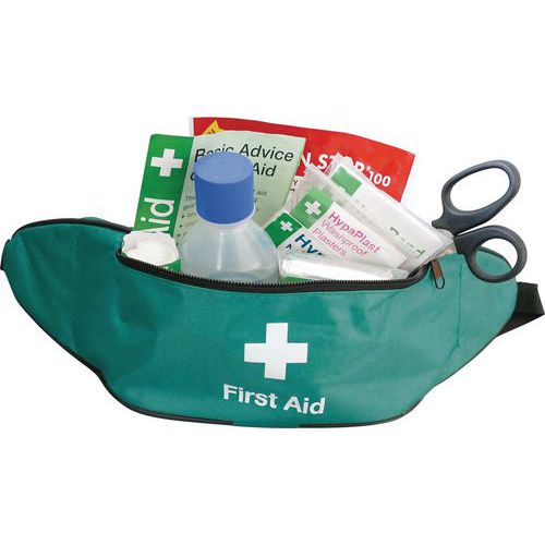 Standard Compliant Water Resistant Bum Bag First Aid Kits