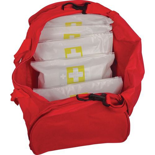 First Aid Mass Casualty Kits with 5 Critical Injury Packs