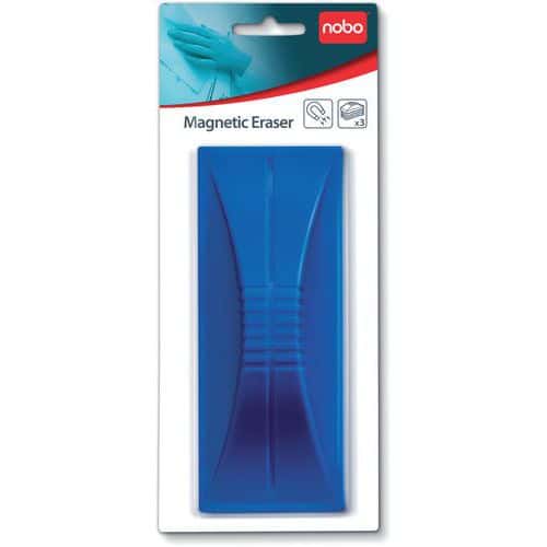 Magnetic whiteboard eraser in blister pack - Nobo