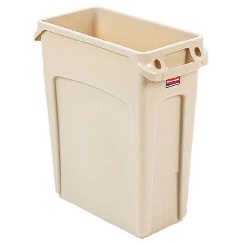 Slim Jim container with venting channels 60 l - Rubbermaid