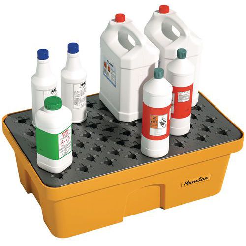 Spill Tray With Grate - 40L - Manutan Expert