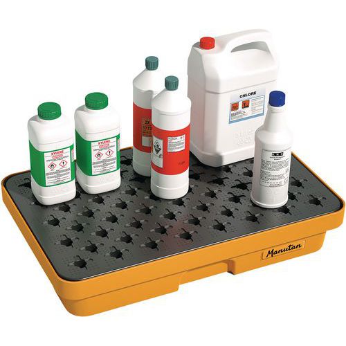 Spill Tray With Grate - 20 L - Manutan Expert