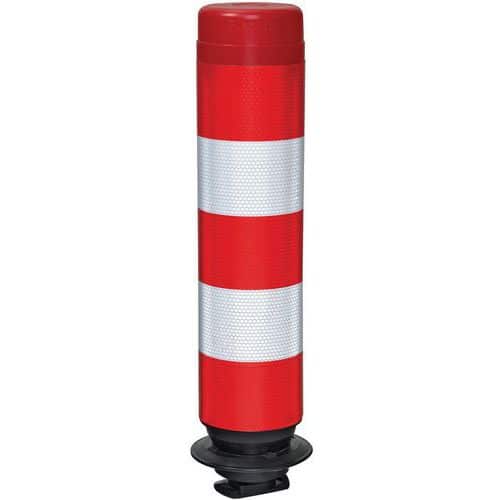 Self-Righting Reflective Flexible Traffic Bollards - No Base - Moravia