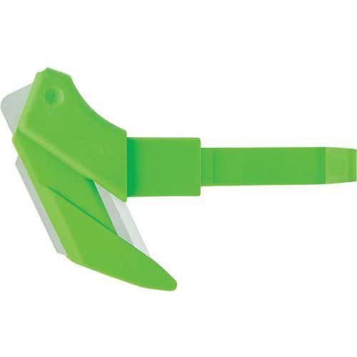 12x Replacement Heads with Scraper - Wide Eco Safety Knife Accessory