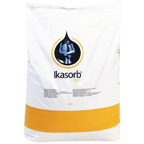 DRY universal plant-based absorbent granules, 30 l - Ikasorb