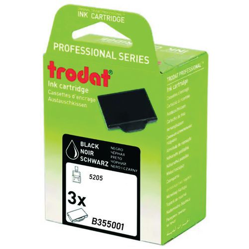 Box of 3 replacement ink pads 6/50 - Red ink - Trodat