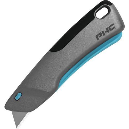 Metal Utility Knife -Smart Retracting Blade - Squeezable Handle -Victa