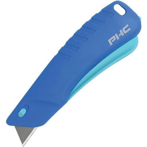 Utility Knife -Light Weight -Smart Retracting Blade -Squeezable Handle