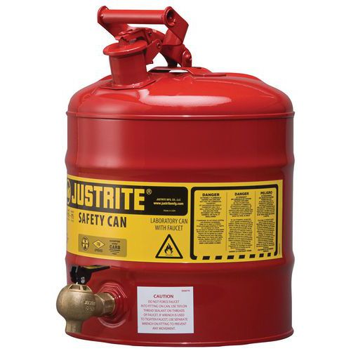 Safety dispensing can, 8 l and 19 l - Justrite