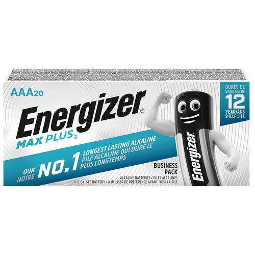 Max Plus AAA/LR3 alkaline battery - Pack of 20 - Energizer