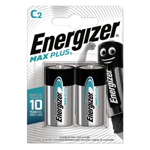 Max Plus C/LR14 FSB2 alkaline battery - Pack of 2 - Energizer