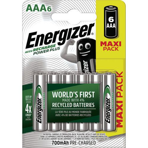 Power Plus AAA pre-charged battery - 700 mAh - Pack of 6 - Energizer