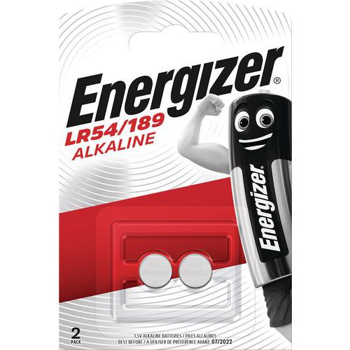 Alkaline multifunction battery for calculators, watches etc. - LR54 - Pack of 2 - Energizer