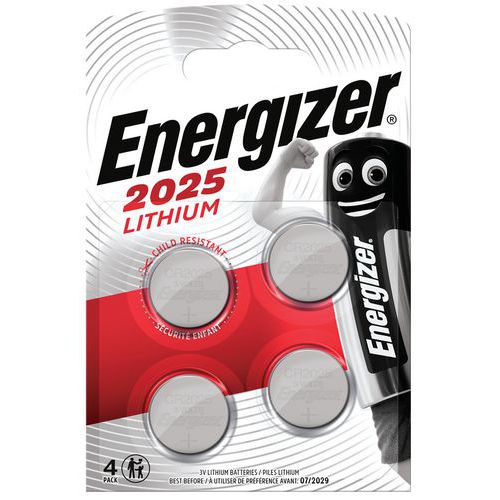 CR 2025 lithium coin battery - Pack of 4 - Energizer