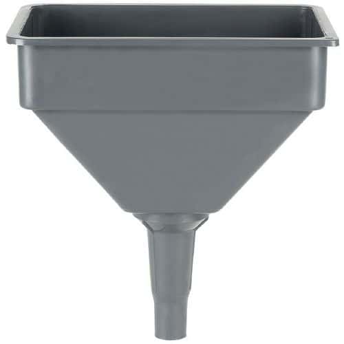 Square funnel with strainer - Tractor type - 280 x 190 mm - 4 l - Pressol