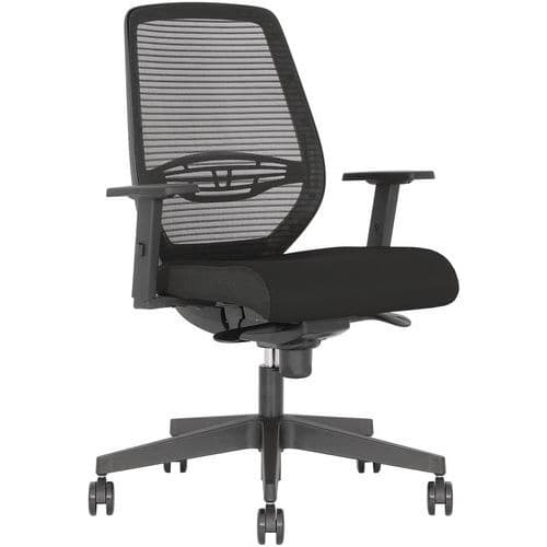 Neos office chair with 2D armrests - Black - Nowy Styl