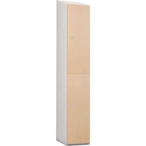 Wood Effect Lockers - 1 To 4 Door Storage - Anti-Bacterial - Probe