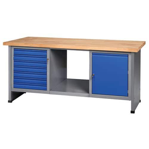 FK 200 workbench with cabinet and drawers - Küpper