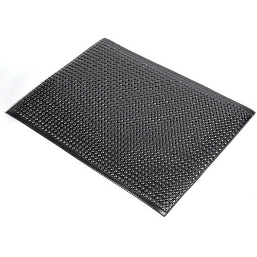 Black Premium Anti Fatigue Mat - Bubble Pattern - Coba Europe Orthomat