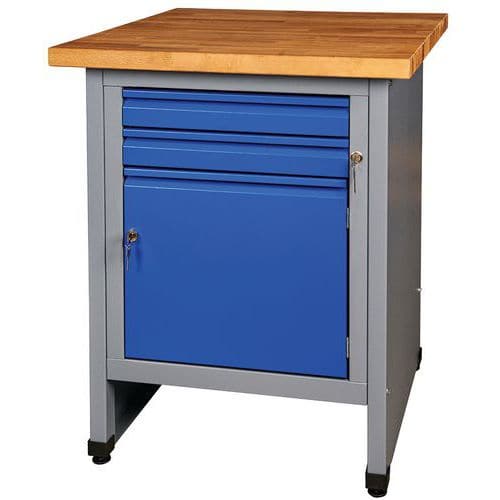 FK 73 workbench with cabinet and drawers - Küpper