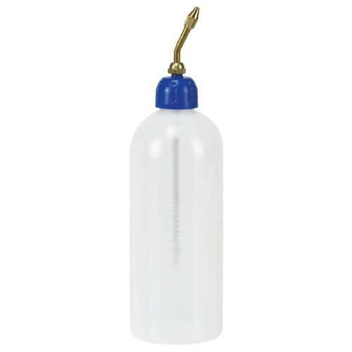 Clear PE oiler with brass nozzle - 250 ml or 500 ml - Pressol