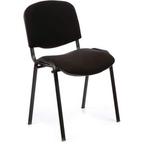 Stackable Office Chair - Conference/Meeting Room - Black Frame - Iso