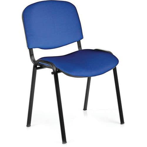 Stackable Office Chair - Conference/Meeting Room - Black Frame - Iso