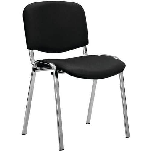 Stackable Office Chair - Conference/Meeting Room - Black Frame - Iso