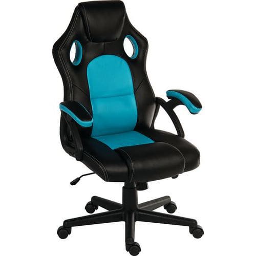 PU/PVC Mobile Gaming/Office Chair - Ergonomic Racing Style - Kyoto UK