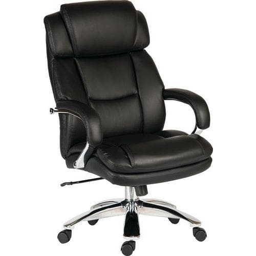 Heavy Duty Large Leather Office Chair - Executive & Ergonomic-Colossus