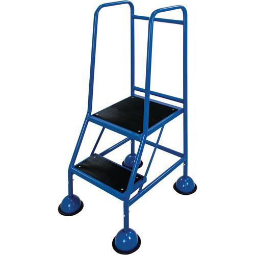 Mobile Step Ladders. Domed Feet And Big Rubber Steps. Classic Plus