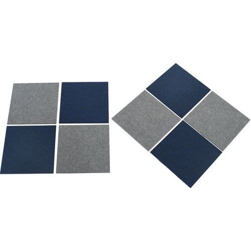 Self Adhesive Stick and Mix Felt Noticeboards 300x300mm