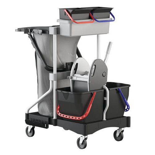 Brix Light trolley with wringer - Manutan Expert