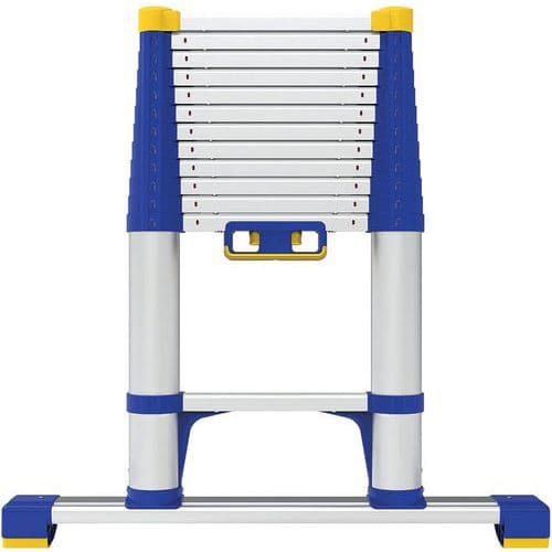 Werner 3.8m Professional Telescopic Extension Ladder - Aluminium